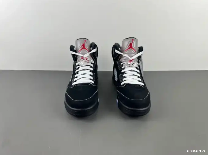 Reimagined HF3975-001 Metallic Jordan Air 5 Black 0427